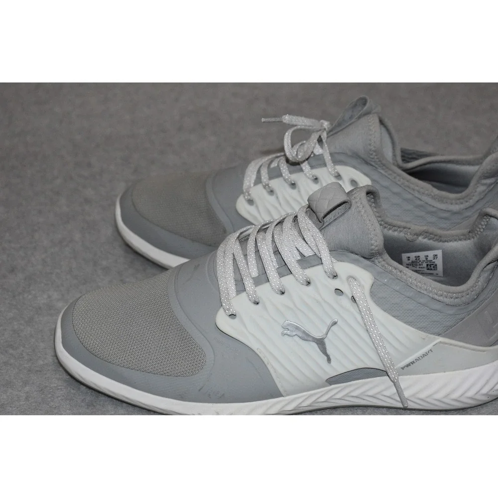 Puma Golf Shoes Mens Size 9‎ Gray Ignite Pwradapt Trax Spikeless 192413-01